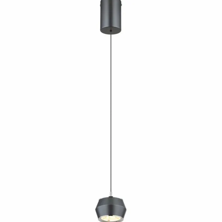 Luminaires Globo Lighting Éclairage Led|Suspension Globo MARTHY LED Gris, 1 lumière