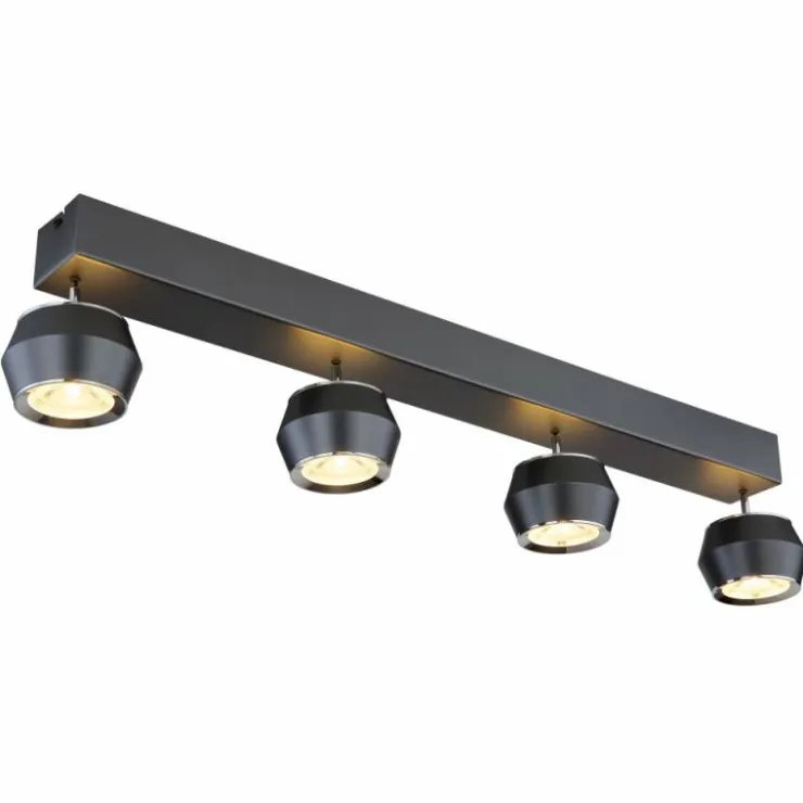 Luminaires Globo Lighting Suspensions|Suspension Globo MARTHY LED Gris, 4 lumières