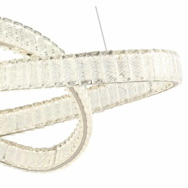 Luminaires Globo Lighting Suspensions|Suspension Globo MUCKY LED Chrome, 1 lumière