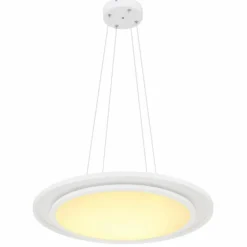 Luminaires Globo Lighting Suspensions|Suspension Globo MURPHY LED Blanc, 1 lumière, Télécommandes, Changeur de couleurs
