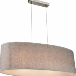 Luminaires Globo Lighting Suspensions|Suspension Globo Nickel mat, 3 lumières