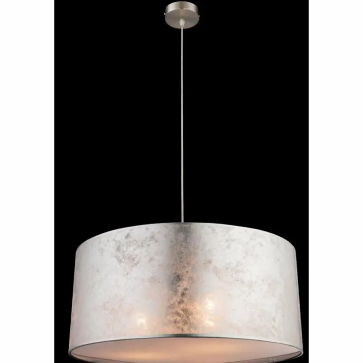 Luminaires Globo Lighting Suspensions|Suspension Globo Nickel mat, 3 lumières