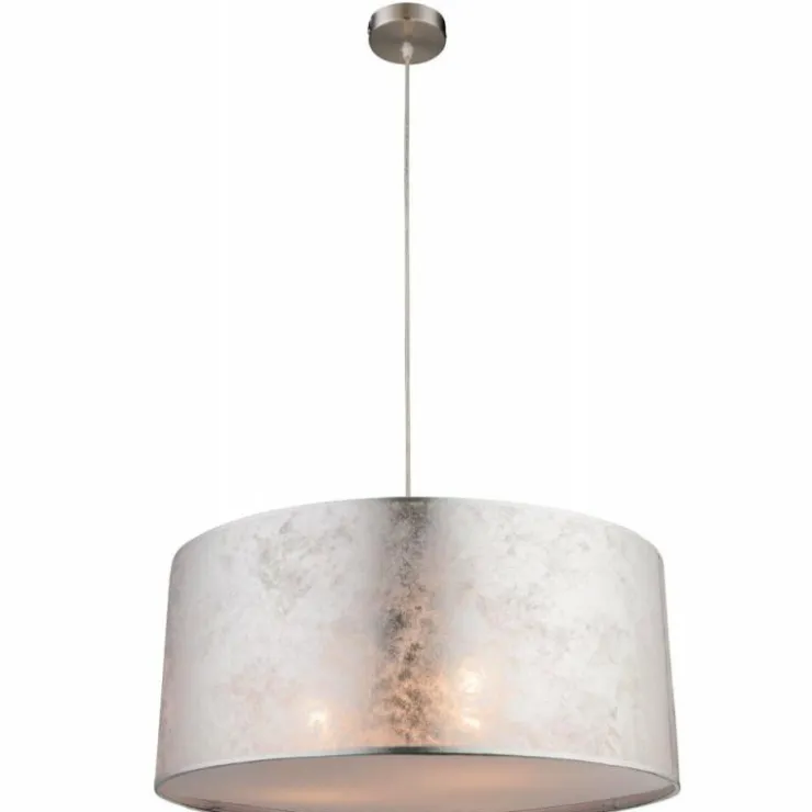 Luminaires Globo Lighting Suspensions|Suspension Globo Nickel mat, 3 lumières