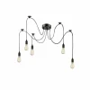 Luminaires Globo Lighting Suspensions|Suspension Globo Noir, 5 lumières