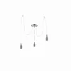 Luminaires Globo Lighting Suspensions|Suspension Globo OLIVER Gris, 3 lumières
