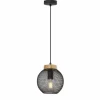 Luminaires Globo Lighting Suspensions|Suspension Globo PABLO Noir, 1 lumière