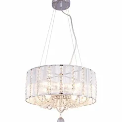 Luminaires Globo Lighting Suspensions|Suspension Globo RADAR Chrome, 4 lumières