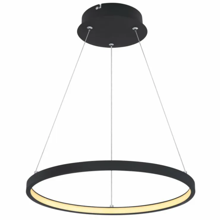Luminaires Globo Lighting Éclairage Led|Suspension Globo RALPH LED Noir, 1 lumière