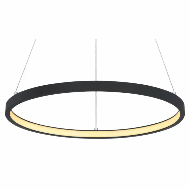 Luminaires Globo Lighting Éclairage Led|Suspension Globo RALPH LED Noir, 1 lumière