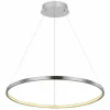 Luminaires Globo Lighting Suspensions|Suspension Globo RALPH LED Nickel mat, 1 lumière