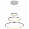 Luminaires Globo Lighting Suspensions|Suspension Globo RALPH LED Nickel mat, 1 lumière