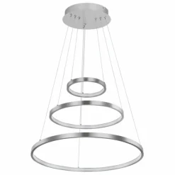 Luminaires Globo Lighting Suspensions|Suspension Globo RALPH LED Nickel mat, 1 lumière