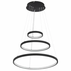Luminaires Globo Lighting Suspensions|Suspension Globo RALPH LED Noir, 1 lumière