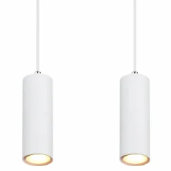 Luminaires Globo Lighting Suspensions|Suspension Globo ROBBY Blanc, 4 lumières