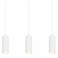 Luminaires Globo Lighting Suspensions|Suspension Globo ROBBY Blanc, 6 lumières