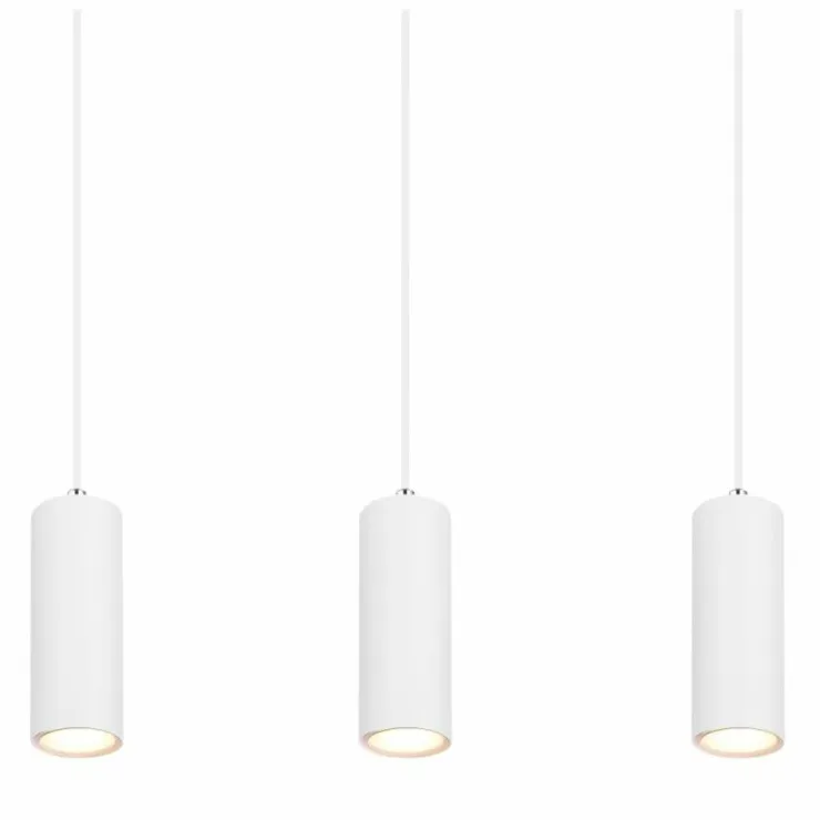 Luminaires Globo Lighting Suspensions|Suspension Globo ROBBY Blanc, 6 lumières