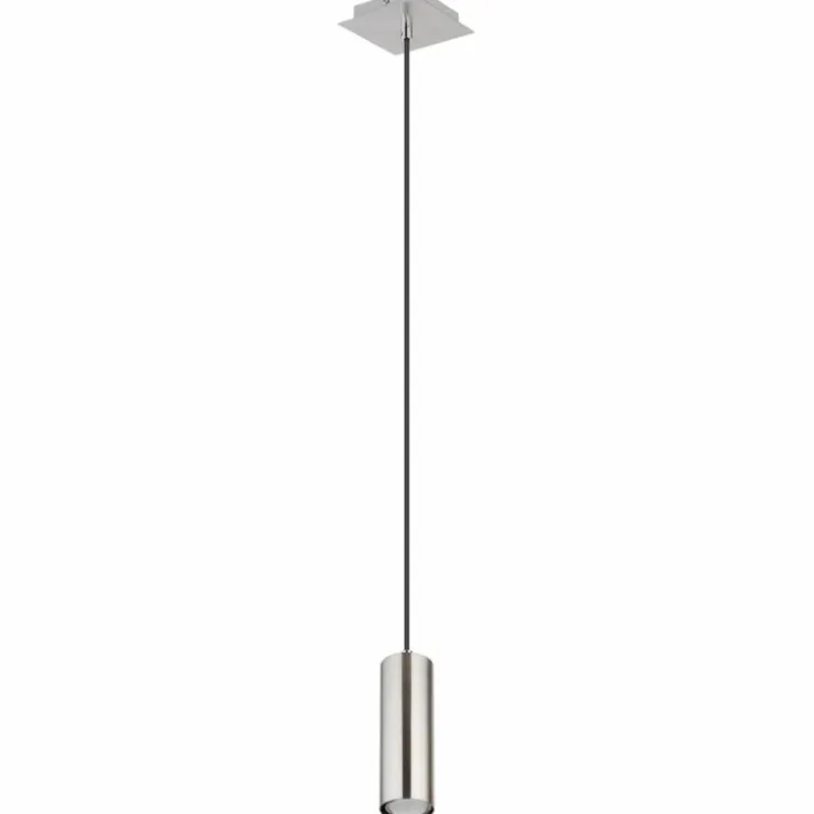 Luminaires Globo Lighting Suspensions|Suspension Globo ROBBY Chrome, Nickel mat, 1 lumière