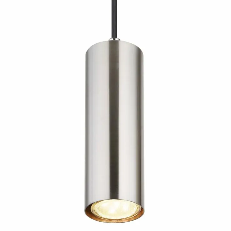 Luminaires Globo Lighting Suspensions|Suspension Globo ROBBY Chrome, Nickel mat, 1 lumière