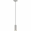 Luminaires Globo Lighting Suspensions|Suspension Globo ROBBY Nickel mat, 1 lumière