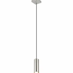 Luminaires Globo Lighting Suspensions|Suspension Globo ROBBY Nickel mat, 1 lumière