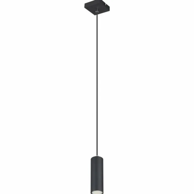 Luminaires Globo Lighting Suspensions|Suspension Globo ROBBY Noir, 1 lumière