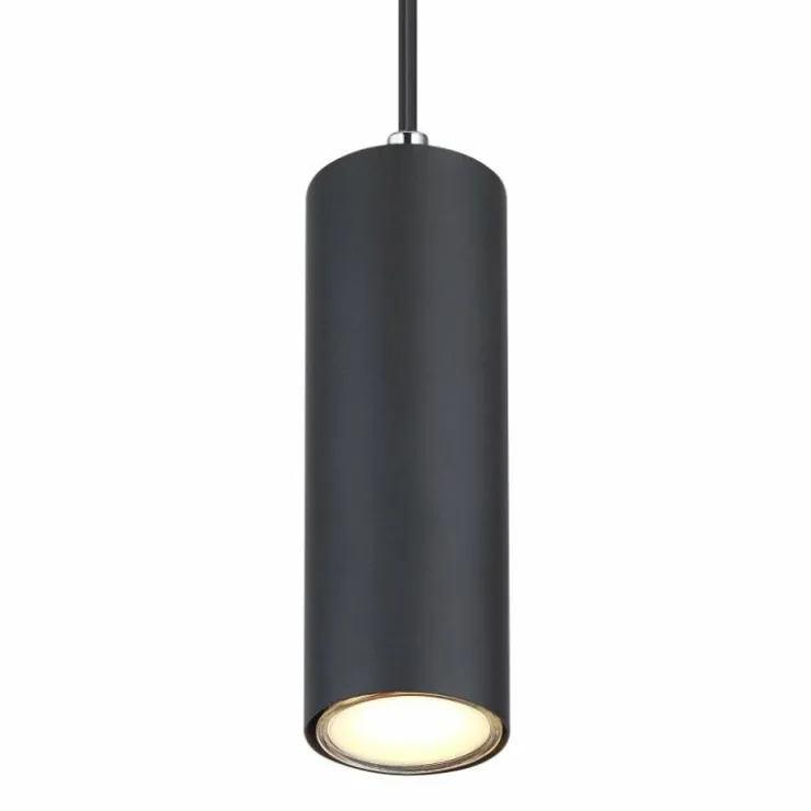 Luminaires Globo Lighting Suspensions|Suspension Globo ROBBY Noir, 1 lumière