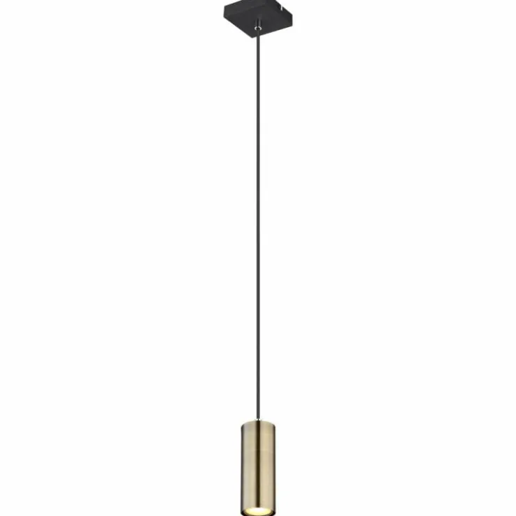 Luminaires Globo Lighting Suspensions|Suspension Globo ROBBY Noir, 1 lumière