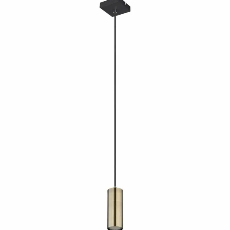 Luminaires Globo Lighting Suspensions|Suspension Globo ROBBY Noir, 1 lumière