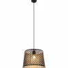 Luminaires Globo Lighting Suspensions|Suspension Globo SAMBESI Noir, 1 lumière