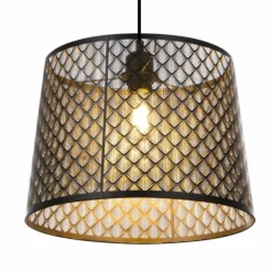 Luminaires Globo Lighting Suspensions|Suspension Globo SAMBESI Noir, 1 lumière