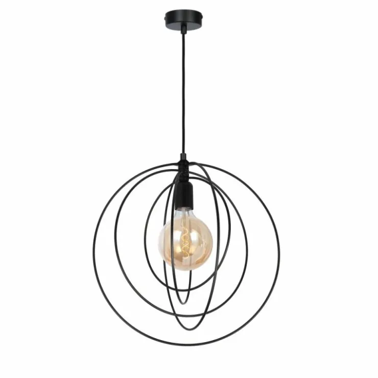 Luminaires Globo Lighting Suspensions|Suspension Globo SARINI Noir, 1 lumière