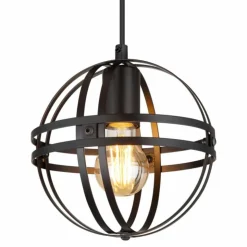 Luminaires Globo Lighting Suspensions|Suspension Globo TAMARA Noir, 1 lumière
