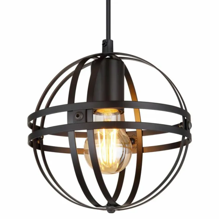 Luminaires Globo Lighting Suspensions|Suspension Globo TAMARA Noir, 1 lumière