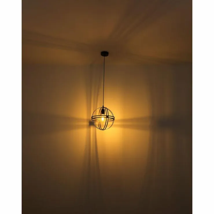 Luminaires Globo Lighting Suspensions|Suspension Globo TAMARA Noir, 1 lumière