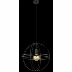 Luminaires Globo Lighting Suspensions|Suspension Globo TAMARA Noir, 1 lumière