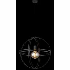 Luminaires Globo Lighting Suspensions|Suspension Globo TAMARA Noir, 1 lumière