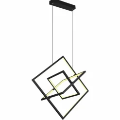 Luminaires Globo Lighting Éclairage Led|Suspension Globo WOLFHARD LED Noir, Blanc, 1 lumière, Télécommandes