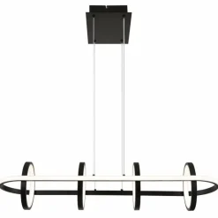 Luminaires Globo Lighting Éclairage Led|Suspension Globo WOLFHARD LED Noir, 1 lumière, Télécommandes