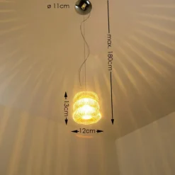 hofstein Suspensions|Suspension Hearst Chrome, 1 lumière