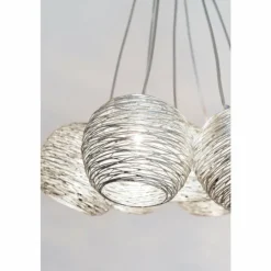 Luminaires Holländer Suspensions|Suspension Holländer CARILLON Argenté, 7 lumières