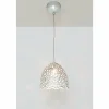 Luminaires Holländer Suspensions|Suspension Holländer LILY GRANDE Argenté, 1 lumière