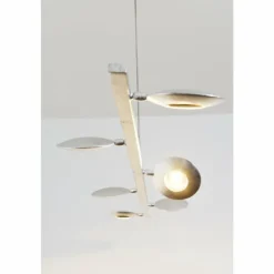 Luminaires Holländer Éclairage Led|Suspension Holländer SIMULATORE LED Argenté, 6 lumières