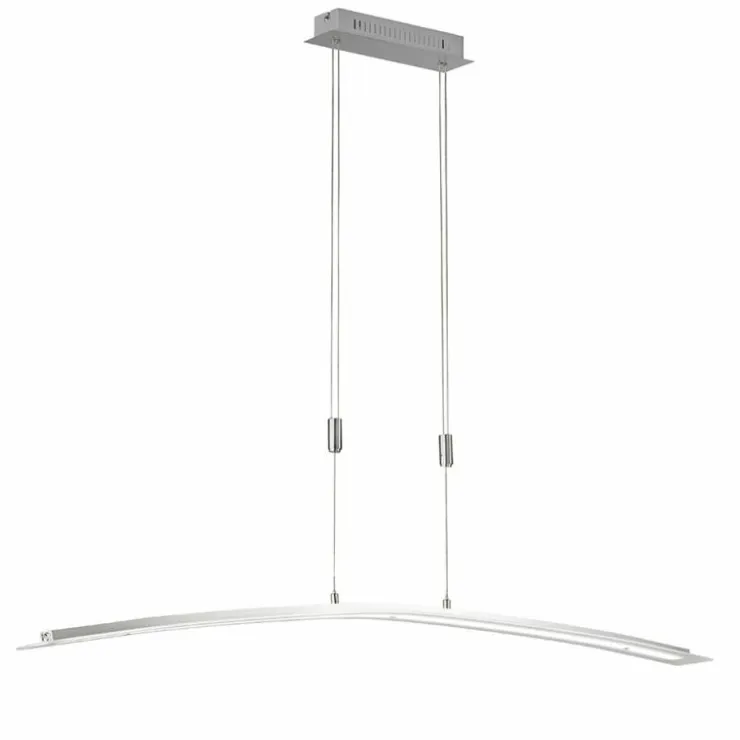 Luminaires Fischer & Honsel Éclairage Led|Suspension Honsel Metis LED Nickel mat, 1 lumière, Changeur de couleurs