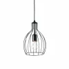 Luminaires Ideallux Suspensions|Suspension Ideal Lux AMPOLLA Noir, 1 lumière