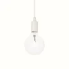 Luminaires Ideallux Suspensions|Suspension Ideal Lux EDISON Blanc, 1 lumière