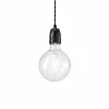 Luminaires Ideallux Suspensions|Suspension Ideal Lux KLAUS Noir, 1 lumière