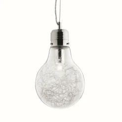 Luminaires Ideallux Suspensions|Suspension Ideal Lux LUCE MAX Aluminium, 1 lumière