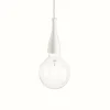 Luminaires Ideallux Suspensions|Suspension Ideal Lux MINIMAL Blanc, 1 lumière