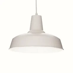 Luminaires Ideallux Suspensions|Suspension Ideal Lux MOBY Blanc, 1 lumière