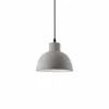 Luminaires Ideallux Suspensions|Suspension Ideal Lux OIL Gris, 1 lumière